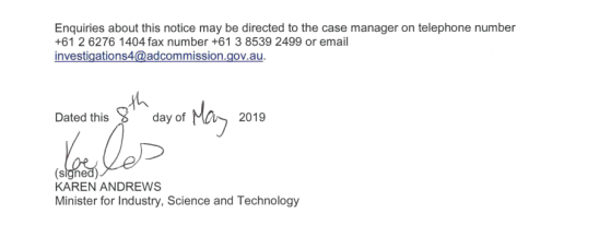 我司“雙反”案在澳“畢業(yè)”， 獲0.2%象征性反補貼稅率結(jié)束復(fù)審之路！(圖3)